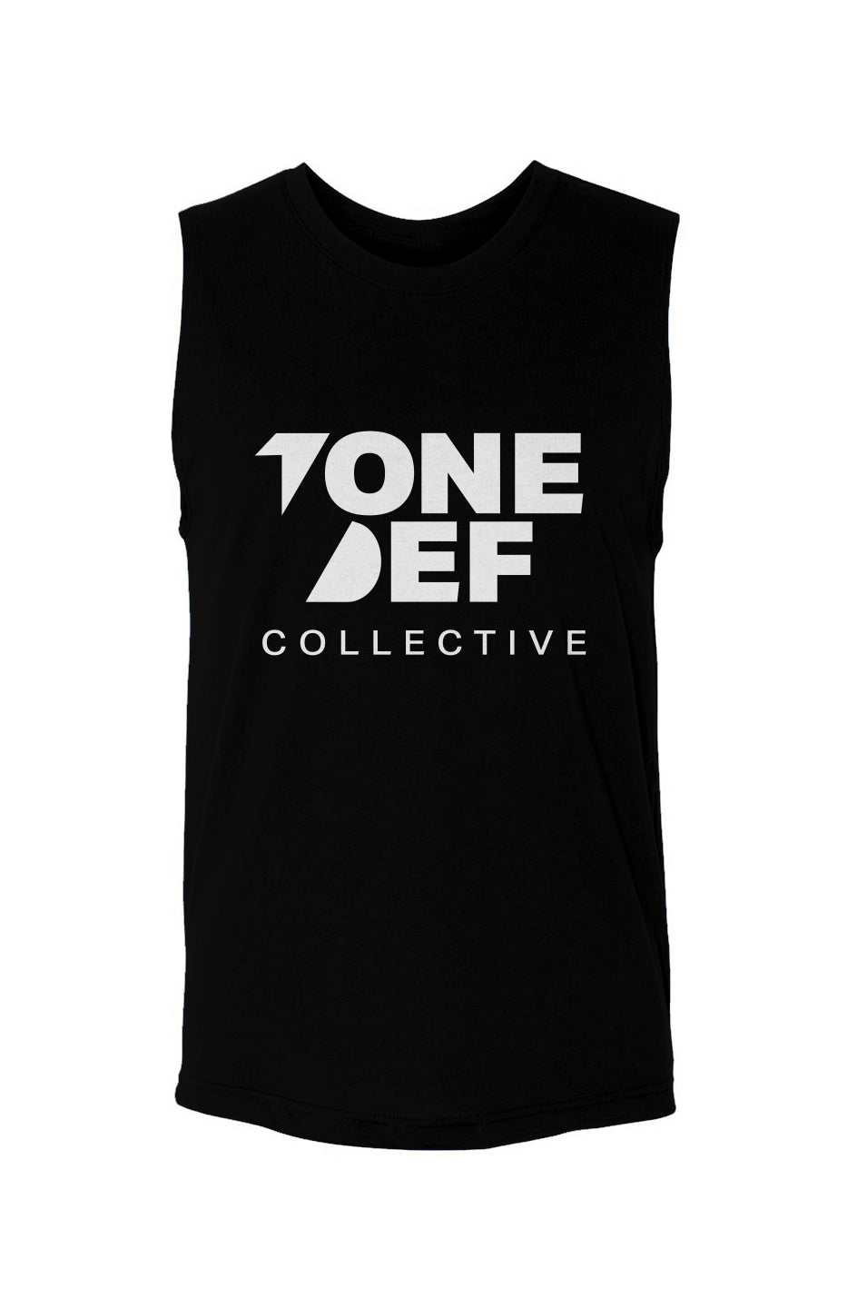 Tone def collective (White) unisex muscle tank