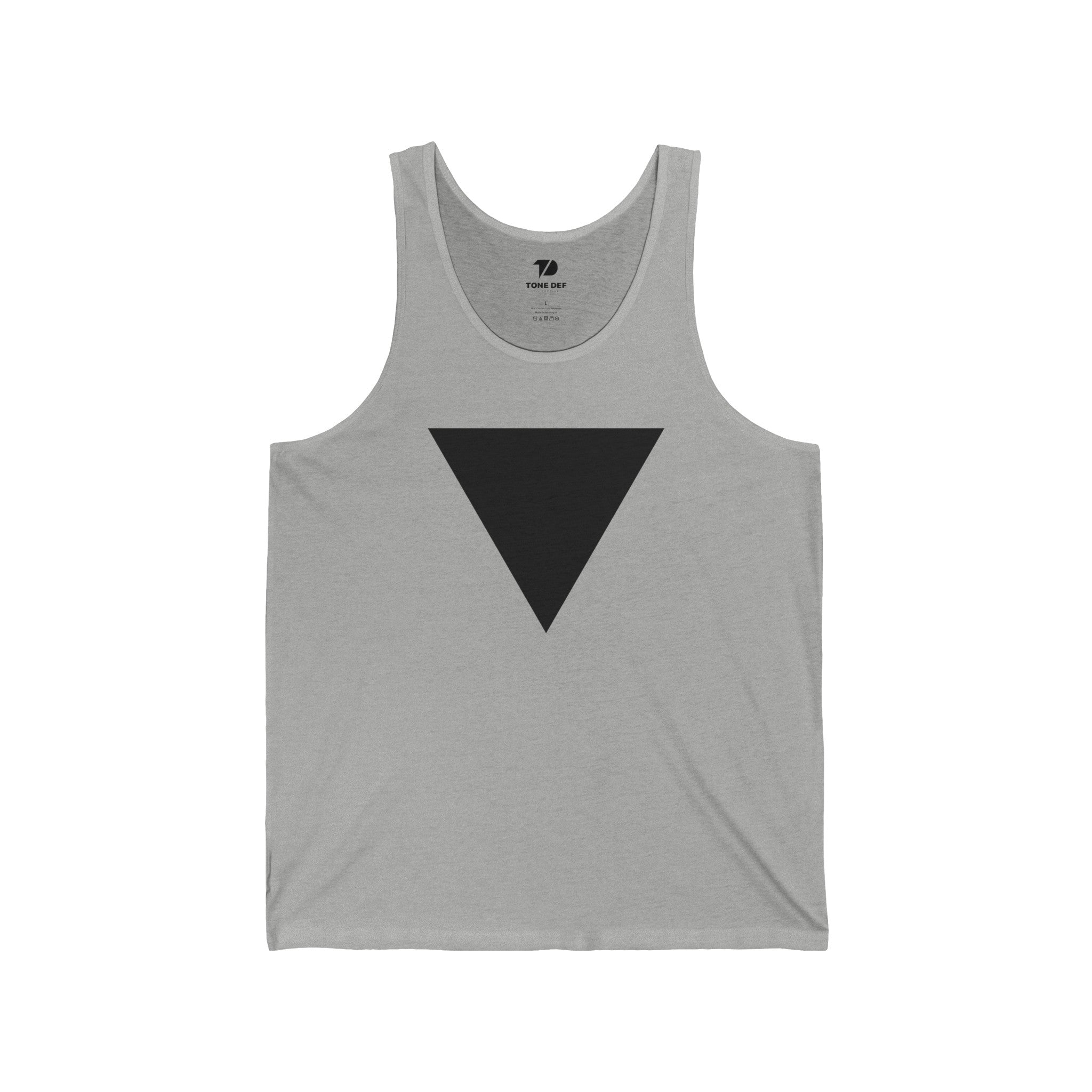 Upside Down Triangle - Unisex Jersey Tank