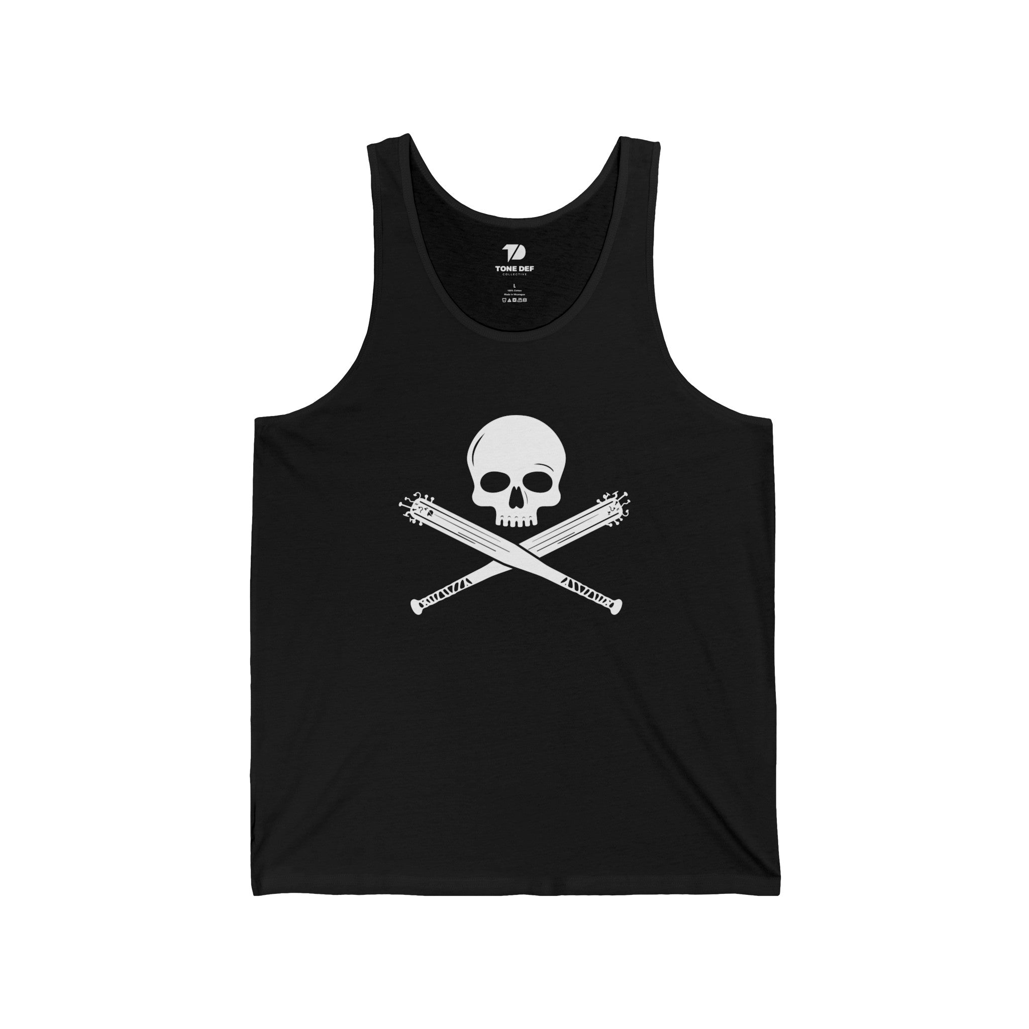 Skull & Bat Spikes - Unisex Jersey Tank