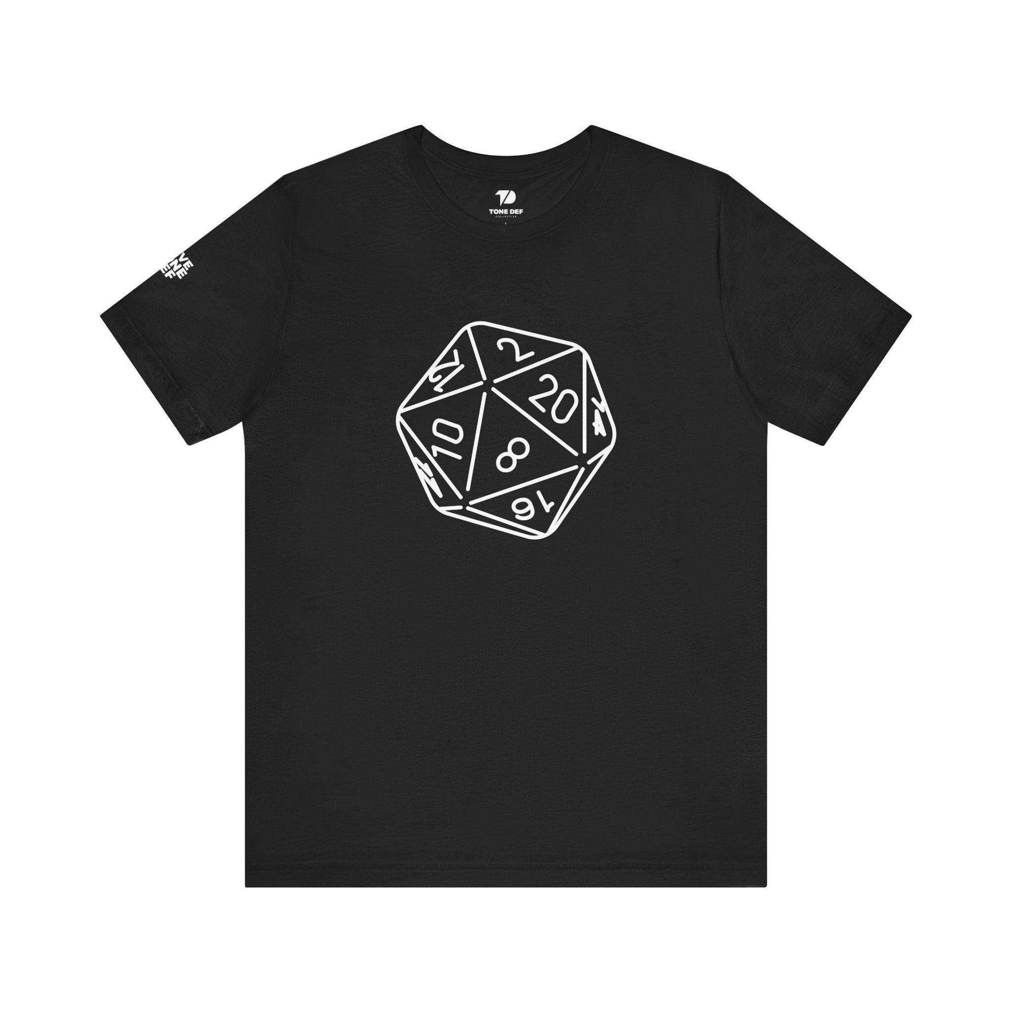 20 Sided Die - Unisex Jersey Short Sleeve D20 DnD Tee