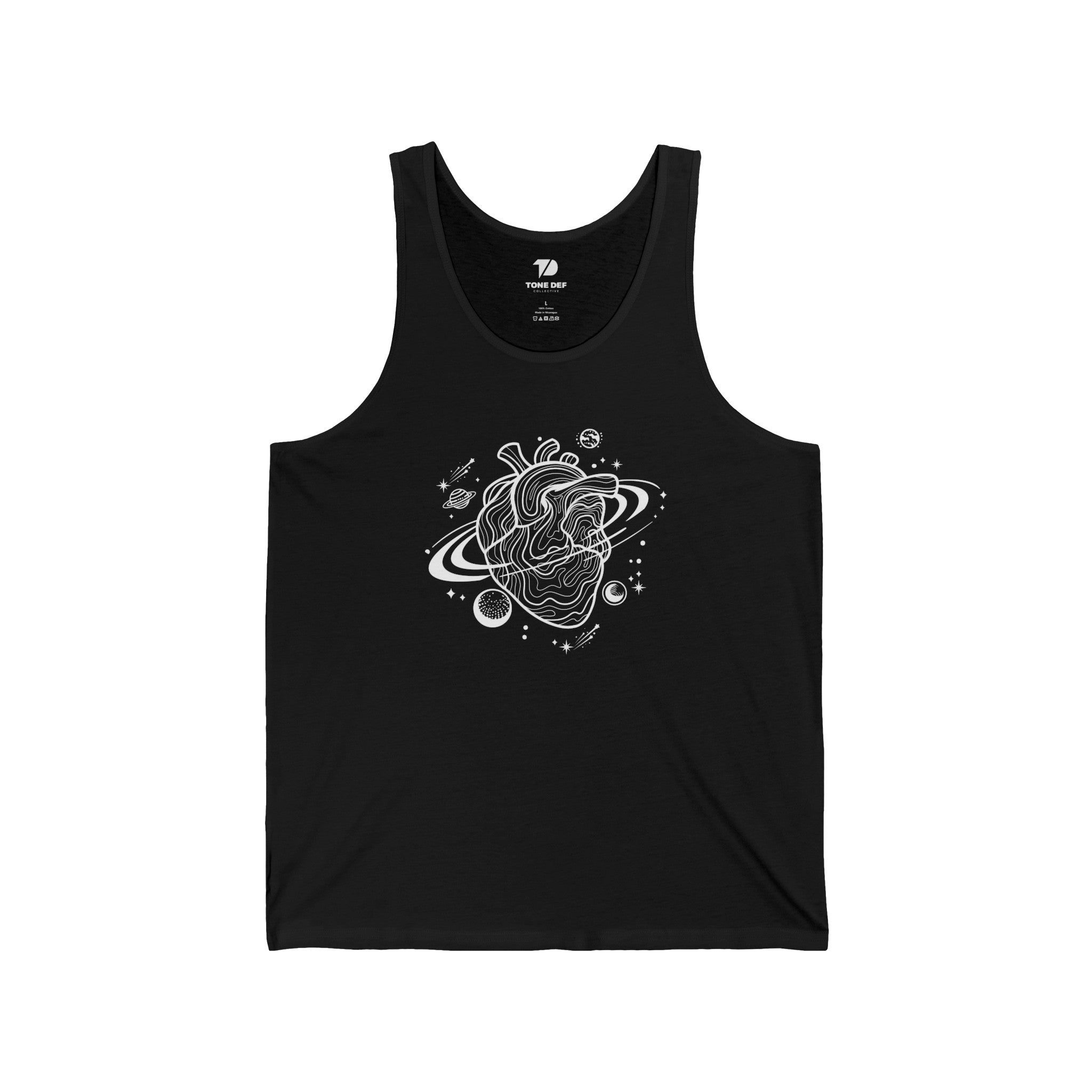 Gravitational Heart - Unisex Jersey Tank