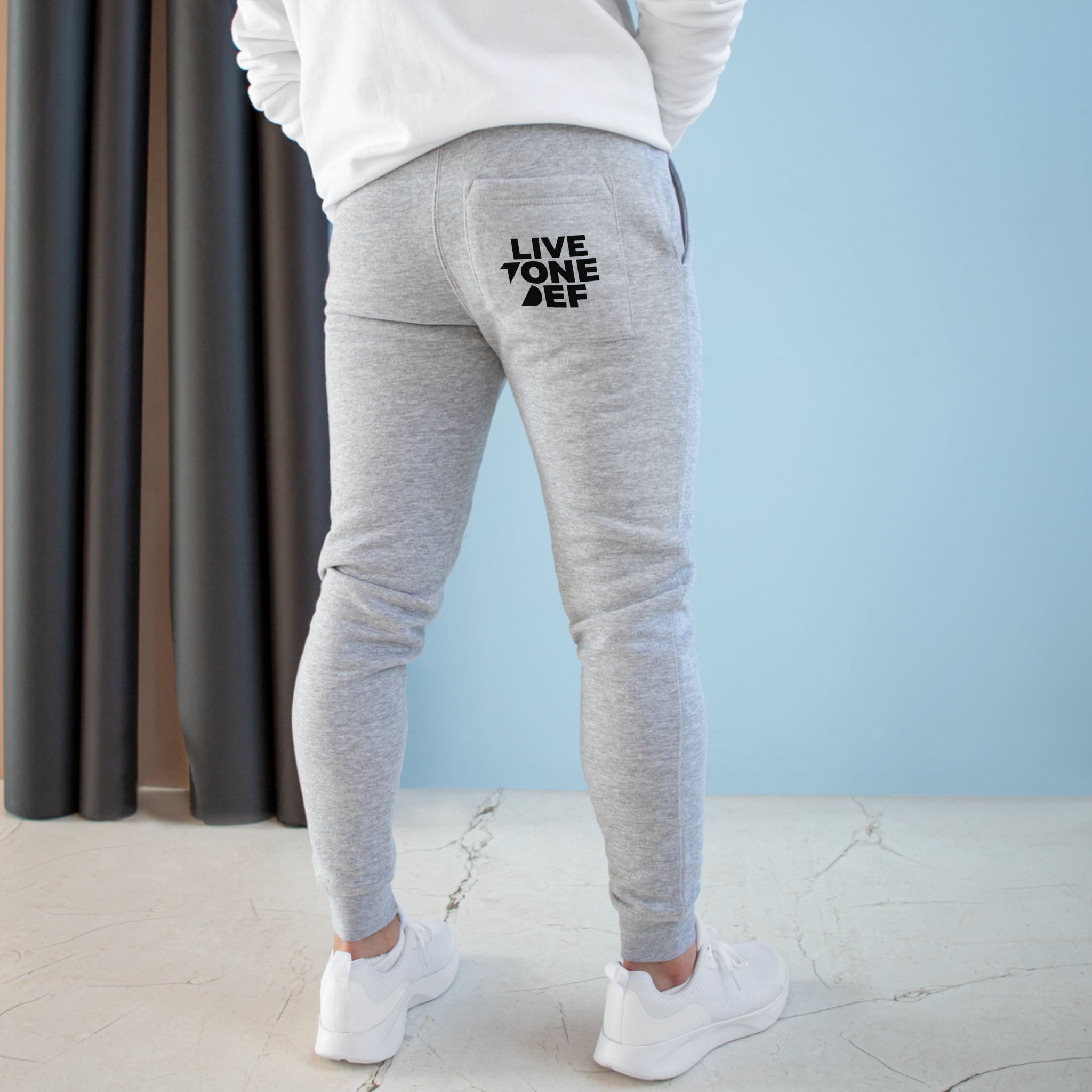 Live Tone Def Branded Unisex Fleece Joggers