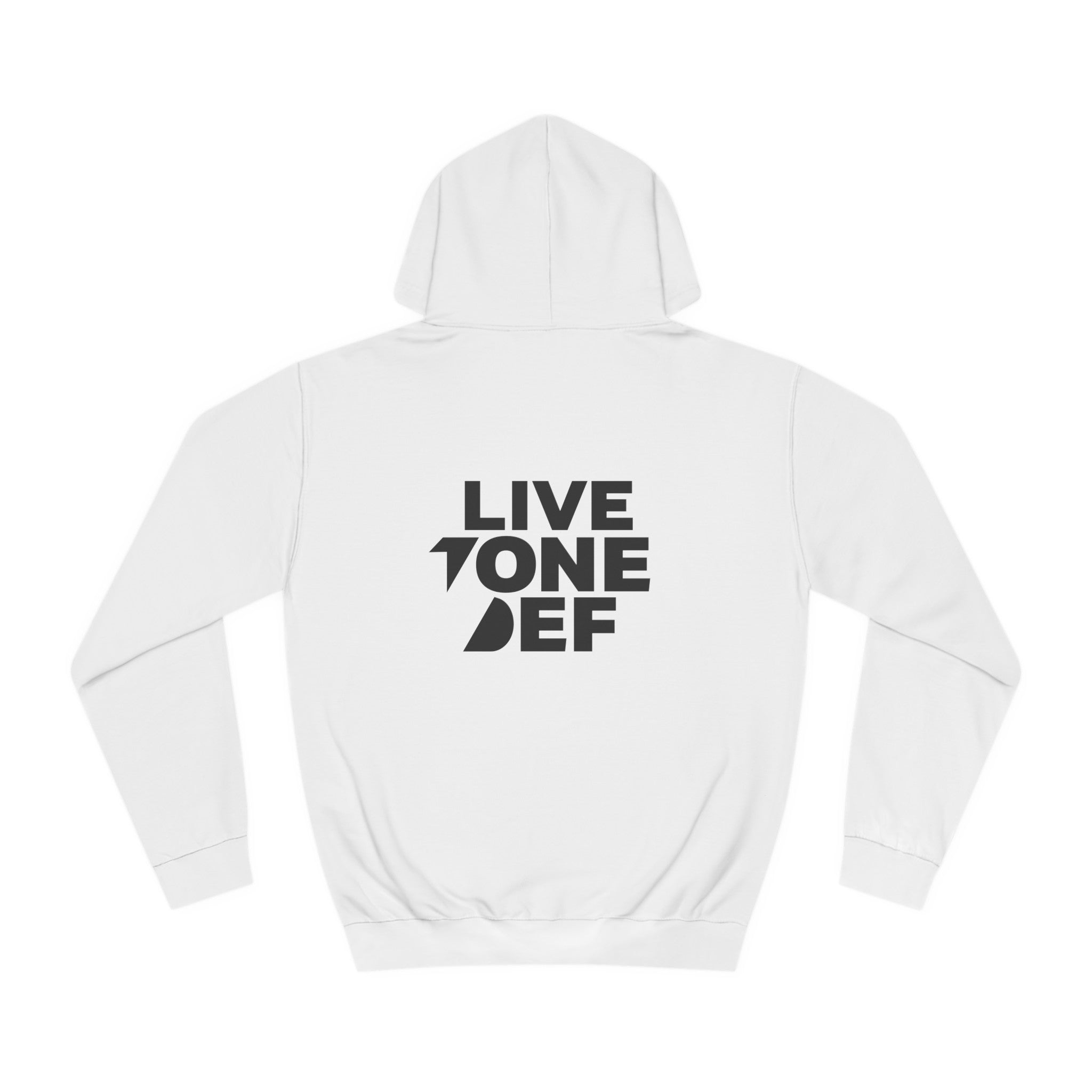 LIVE TONE DEF (inverted) - Unisex College Hoodie