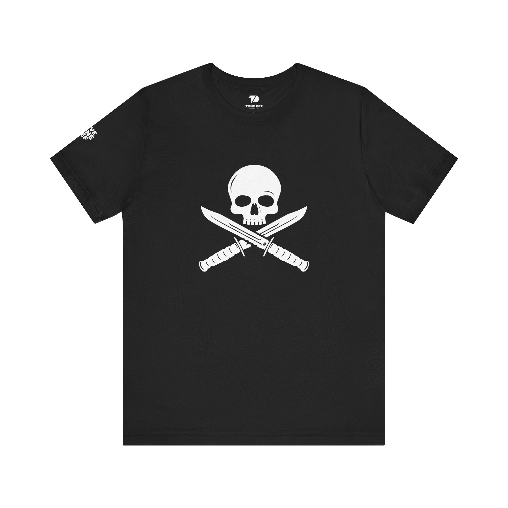 Skull & Tactical Knives - Unisex Jersey Short Sleeve Tee