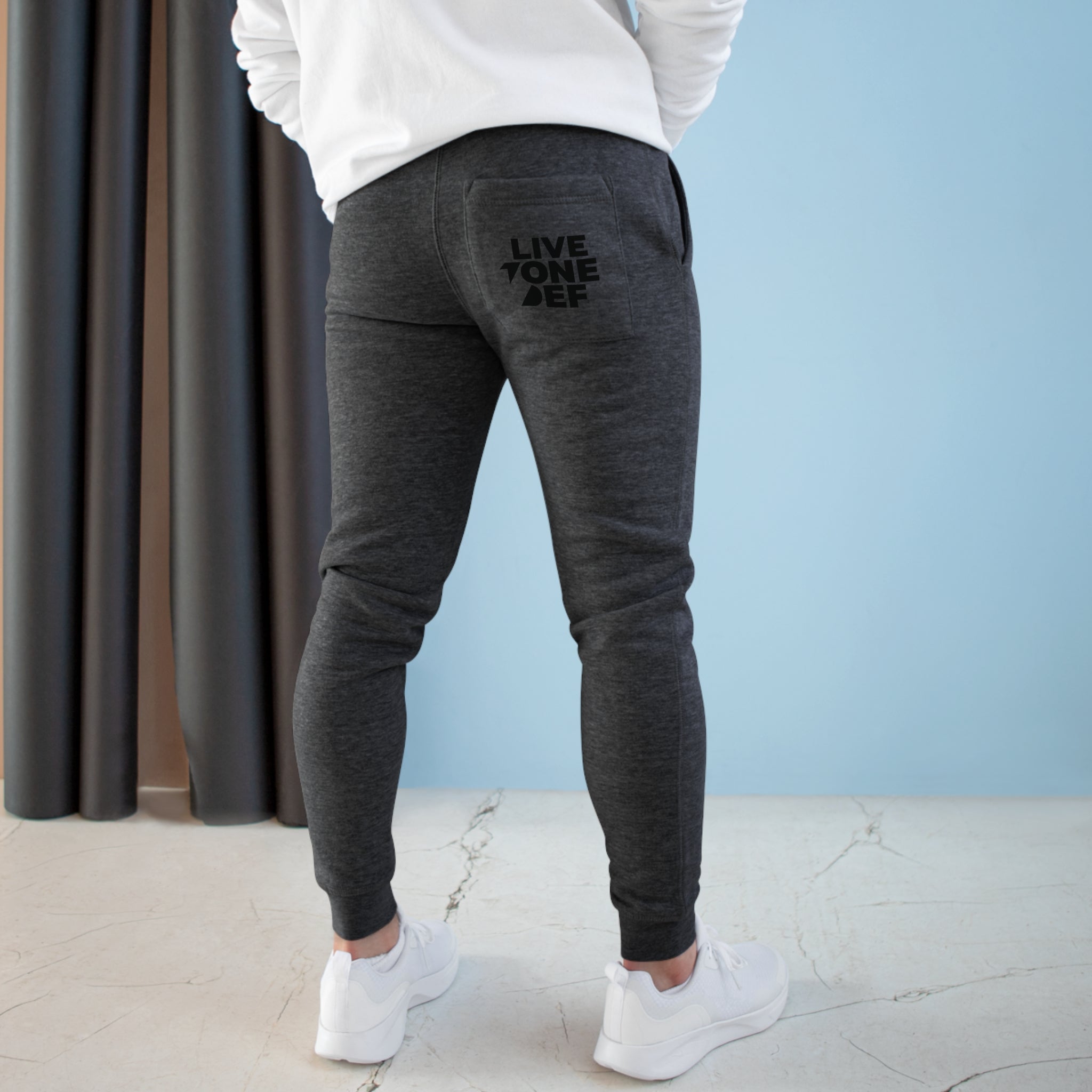 Live Tone Def Branded Unisex Fleece Joggers