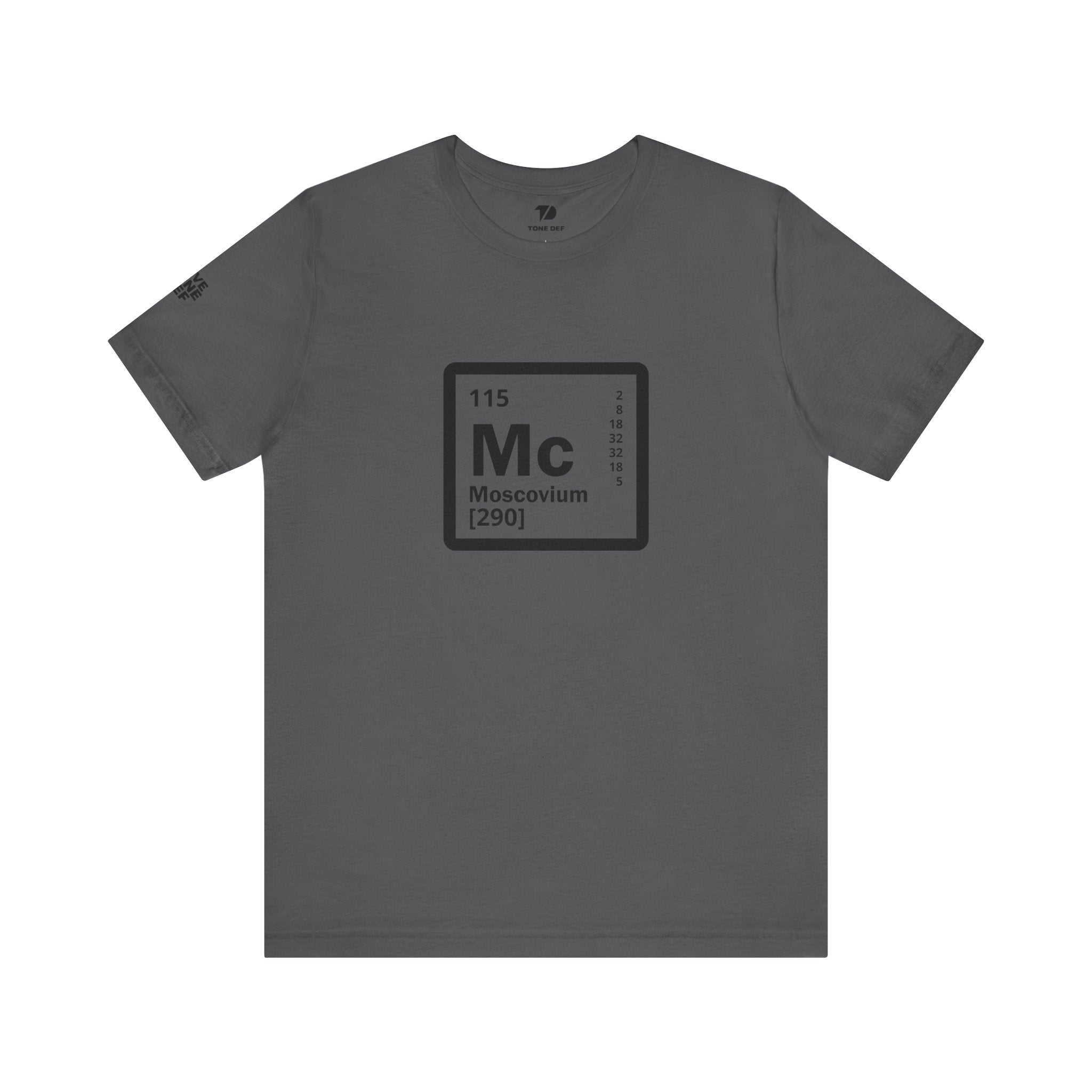Moscovium Element Symbol - Unisex Jersey Short Sleeve Tee