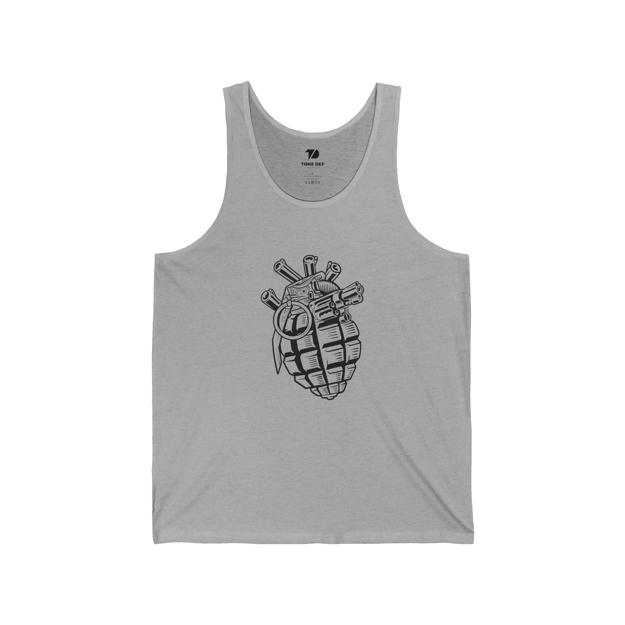 Tactical Heart Grenade - Unisex Jersey Tank