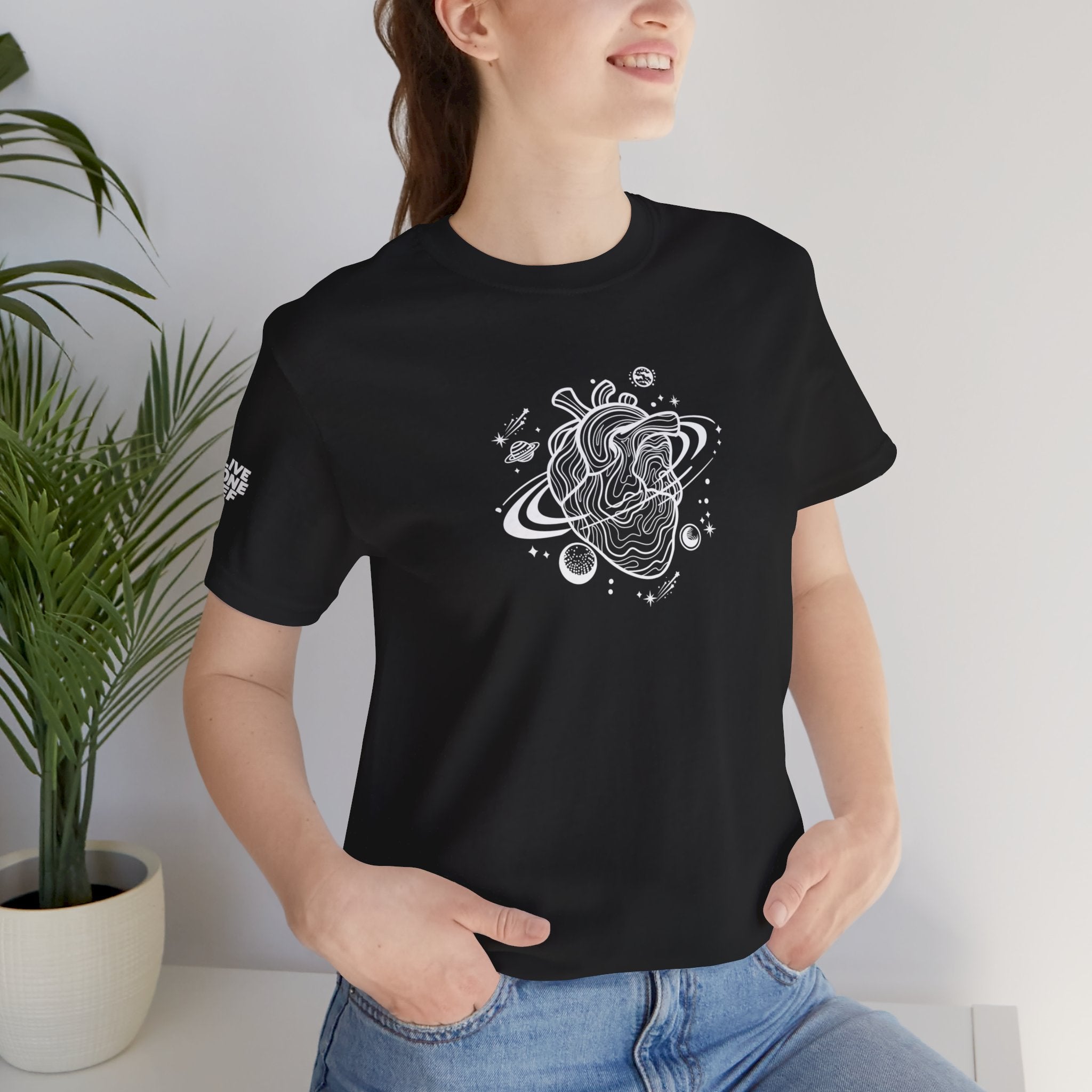 Gravitational Heart - Unisex Jersey Short Sleeve Tee