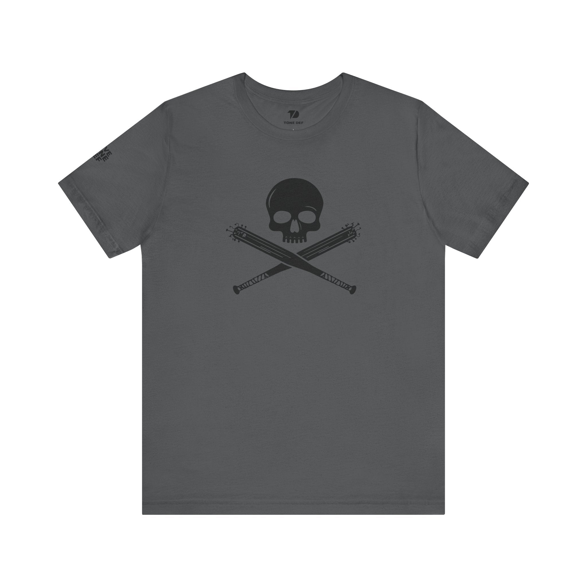 Skull & Bat Spikes - Unisex Jersey Short Sleeve Tee