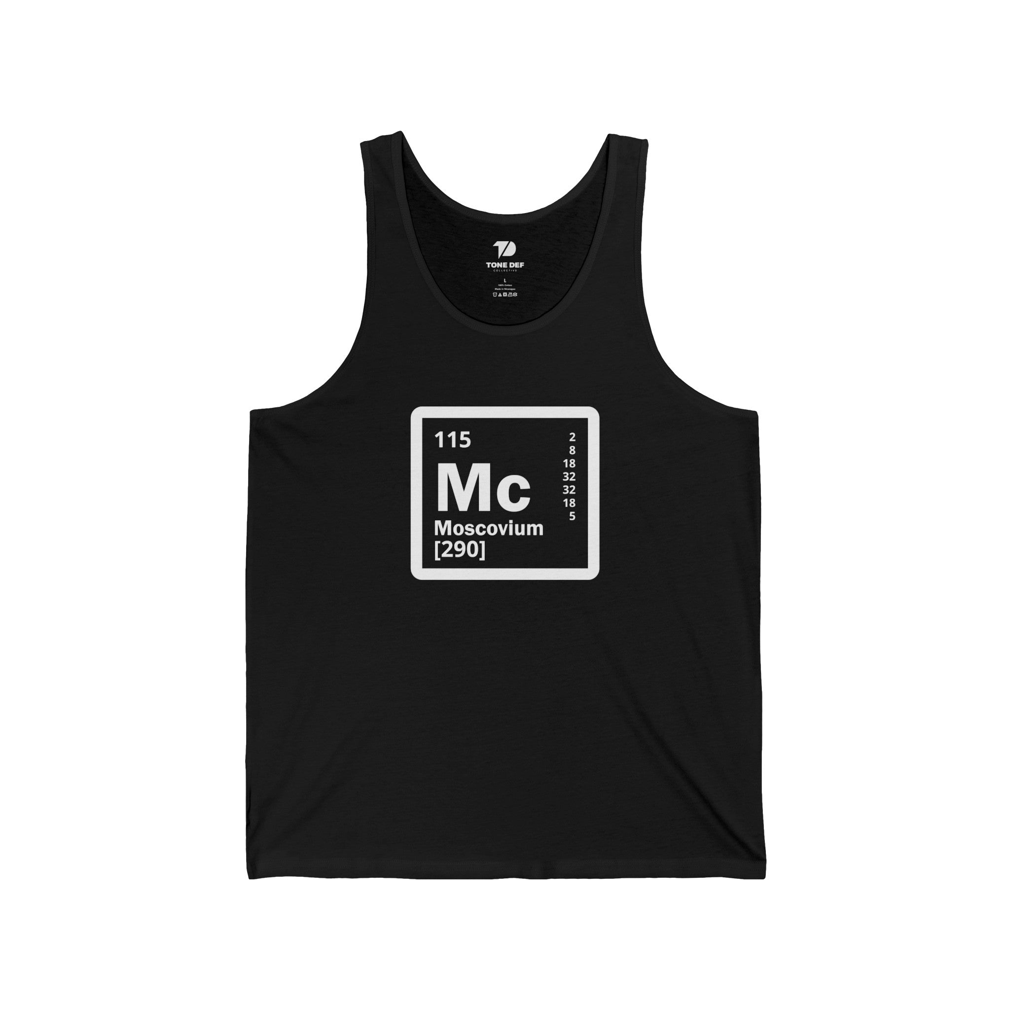 Moscovium Element Symbol - Unisex Jersey Tank