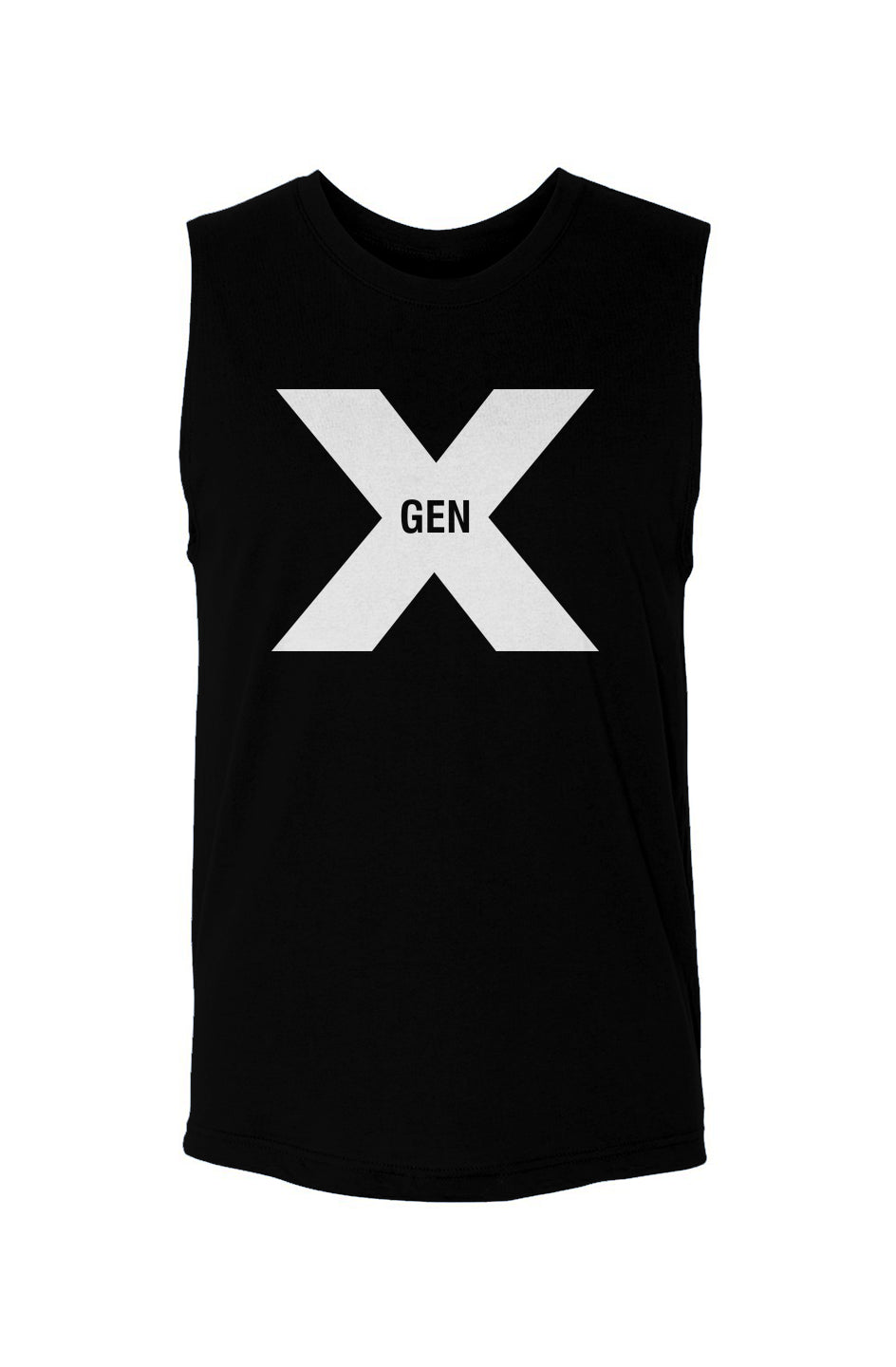 Gen-X (White)-Unisex muscle tank