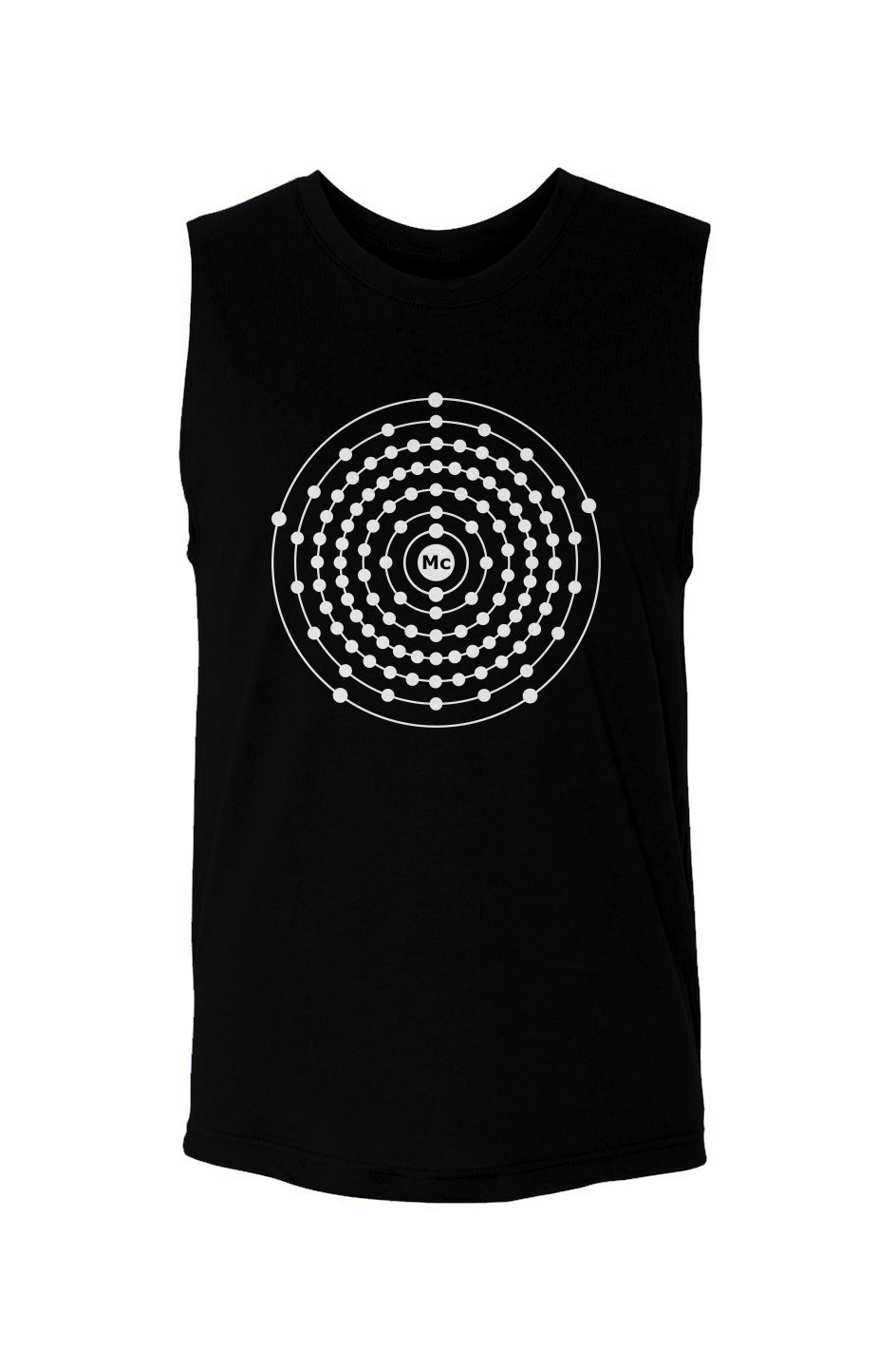 Moscovium-Element (White)-Unisex muscle tank