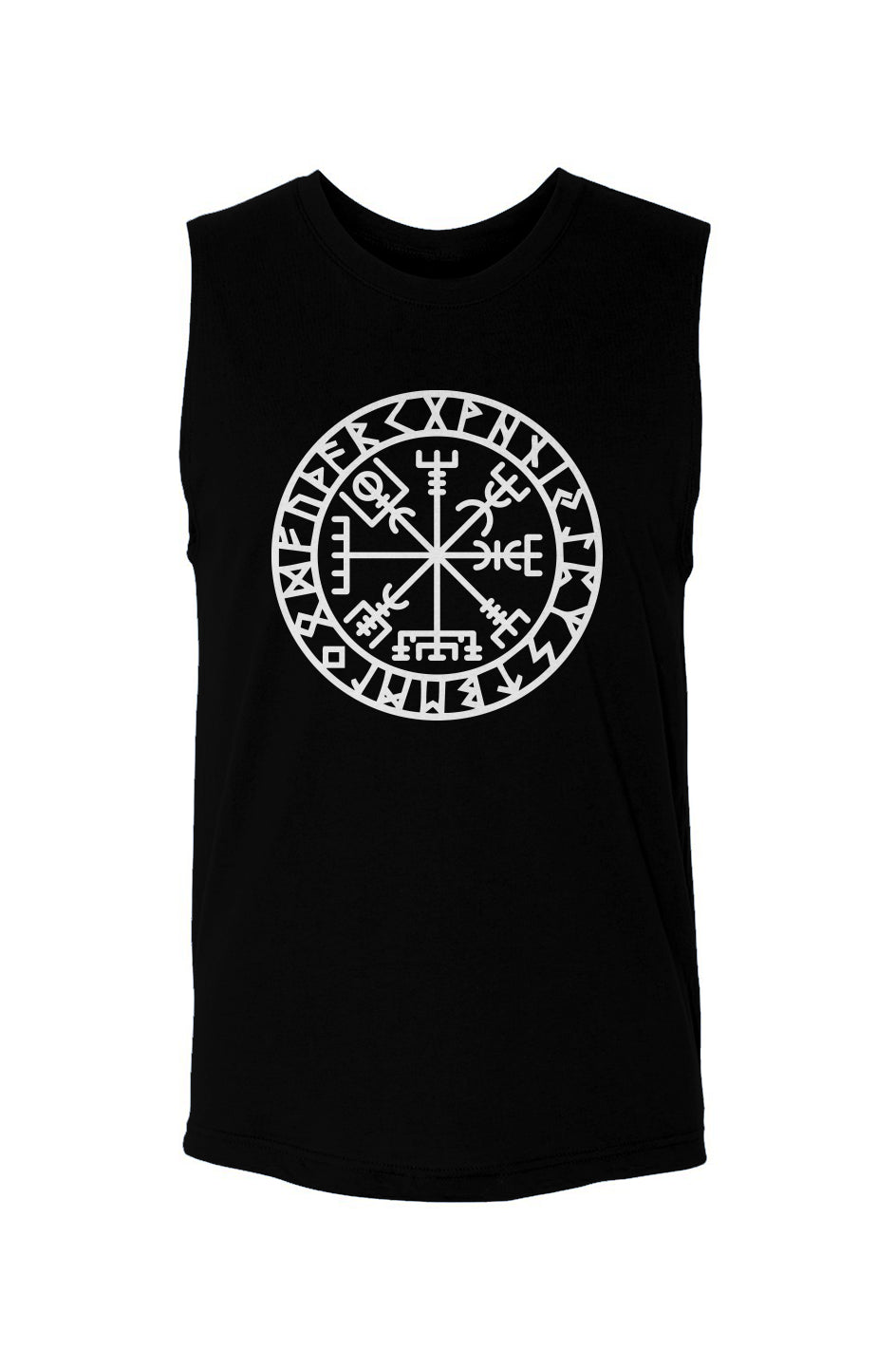 Viking-Vegivisir (White)-Unisex muscle tank