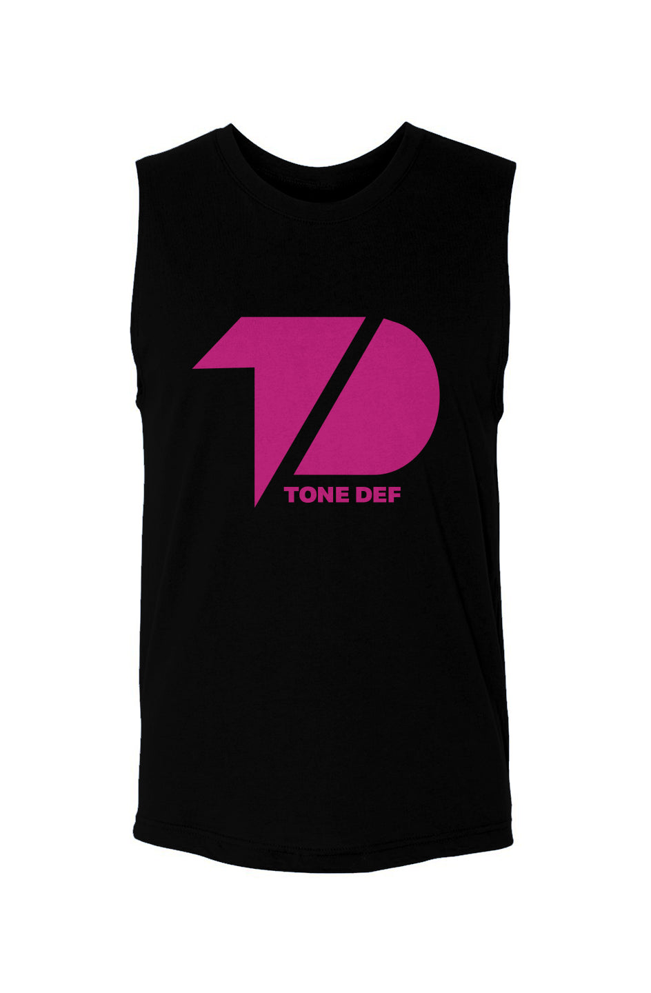 Tone def logo (Pink)-unisex muscle tank