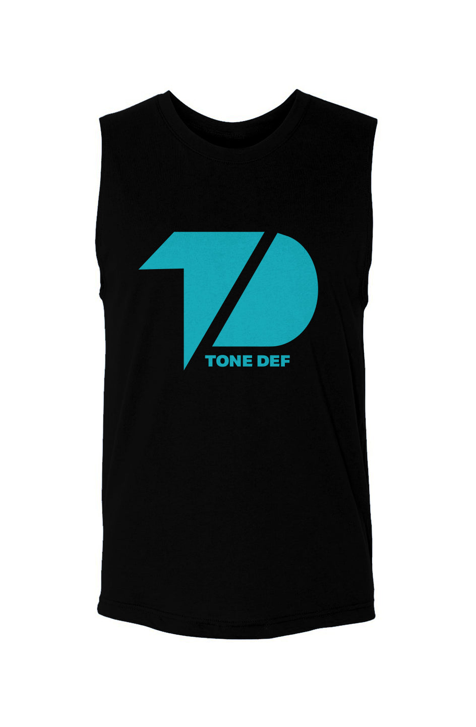 Tone def logo (Blue) unisex muscle tank