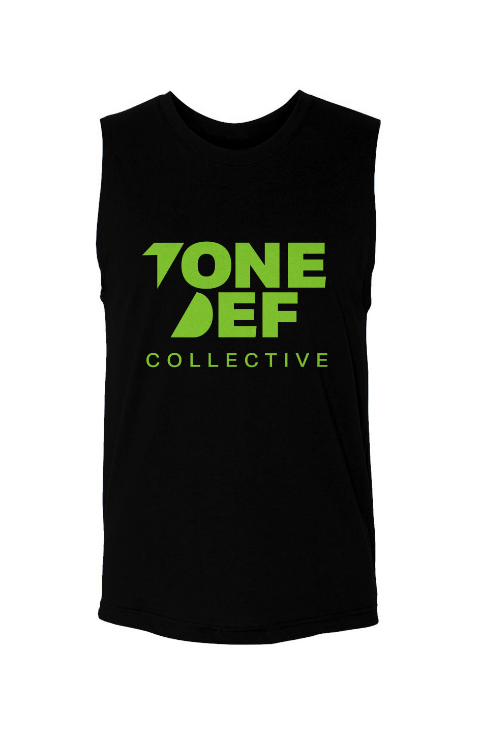 Tone def collective (Green) unisex muscle tank