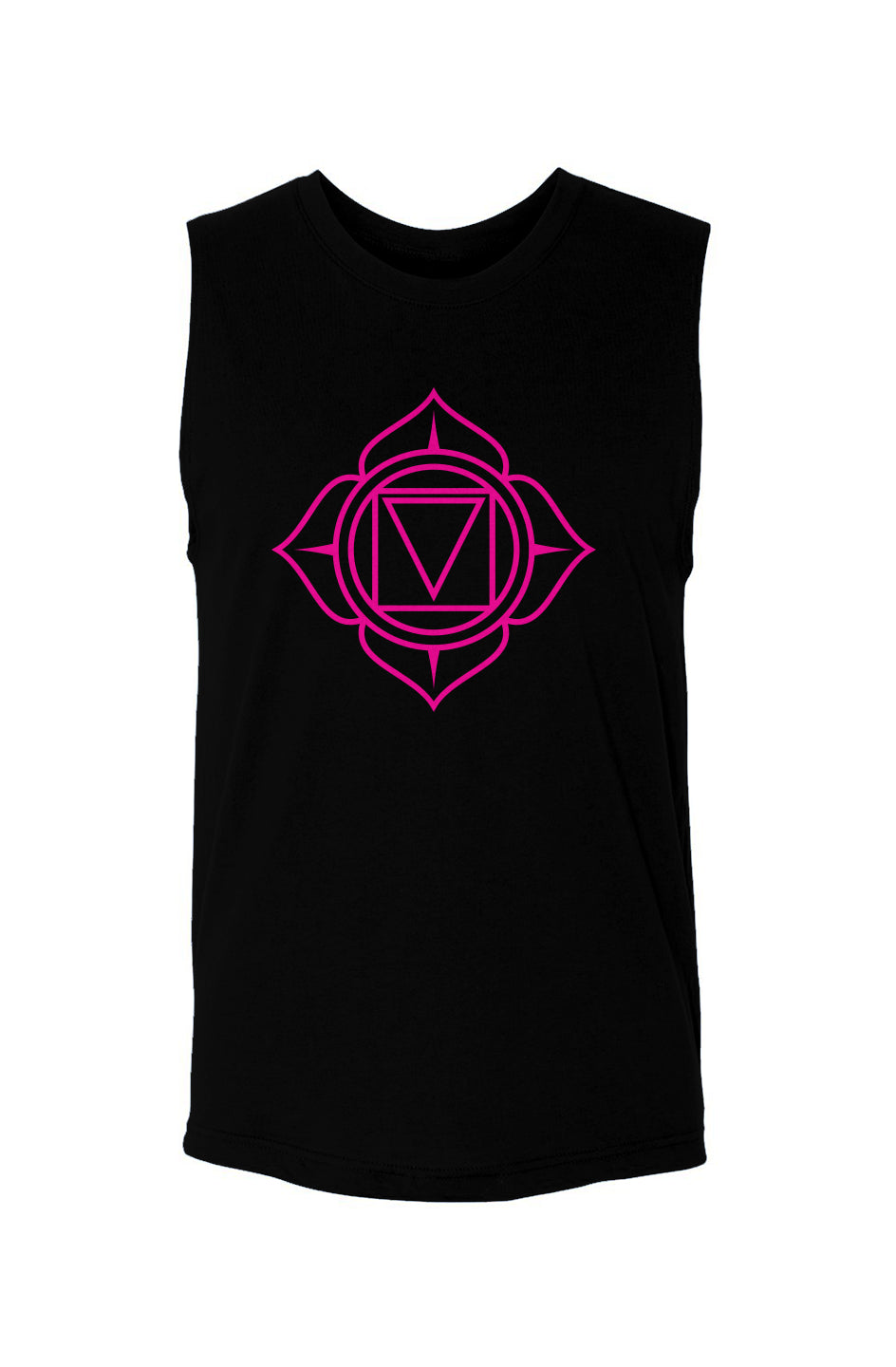 Root Chakra Muladhara - (Pink)  - Unisex Muscle Tank