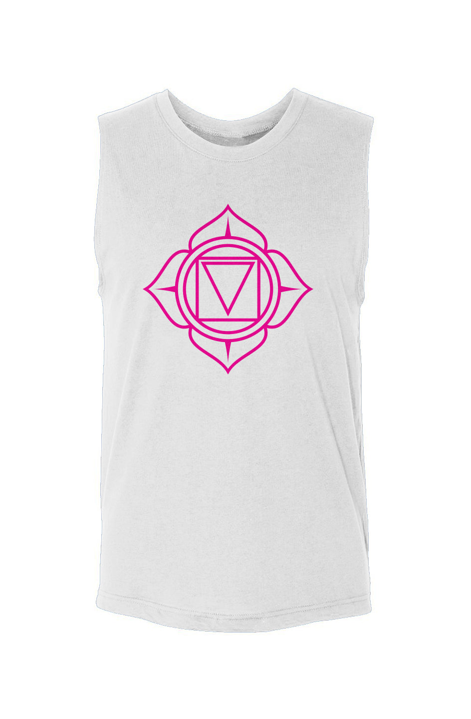 Root Chakra Muladhara - (Pink)  - Unisex Muscle Tank