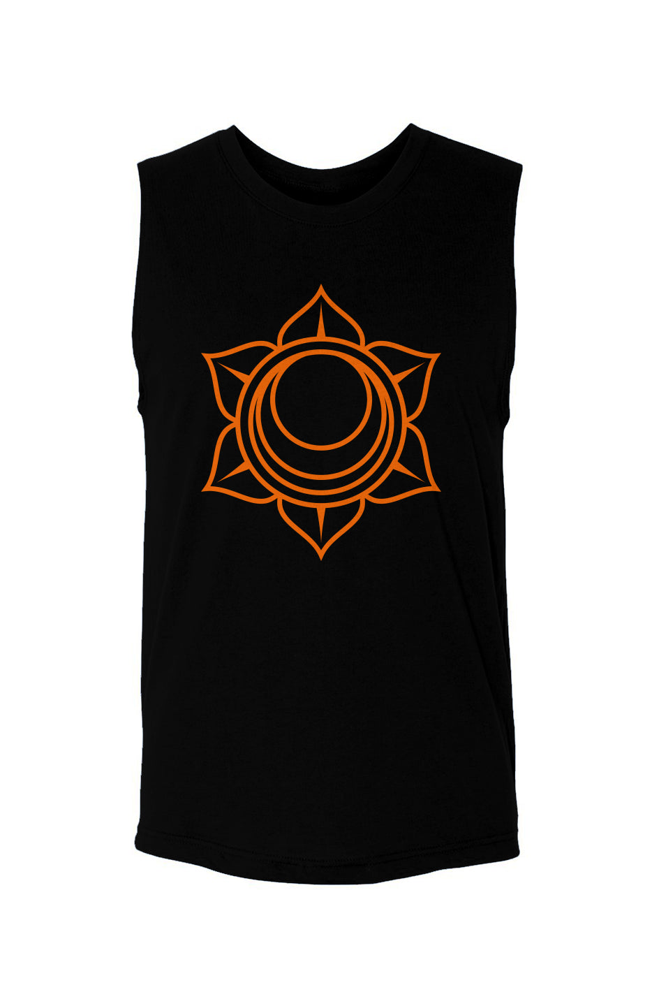 Sacral Chakra Svadhisthana - (Orange)  - Unisex Muscle Tank