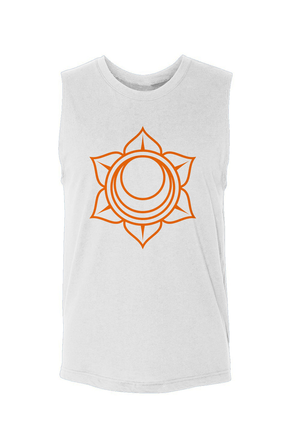 Sacral Chakra Svadhisthana - (Orange)  - Unisex Muscle Tank