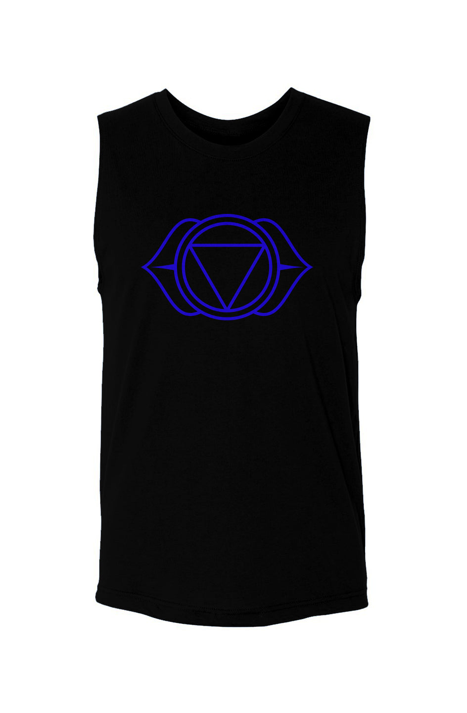 Solar Plexus Chakra Manipura - (Indigo)  - Unisex Muscle Tank