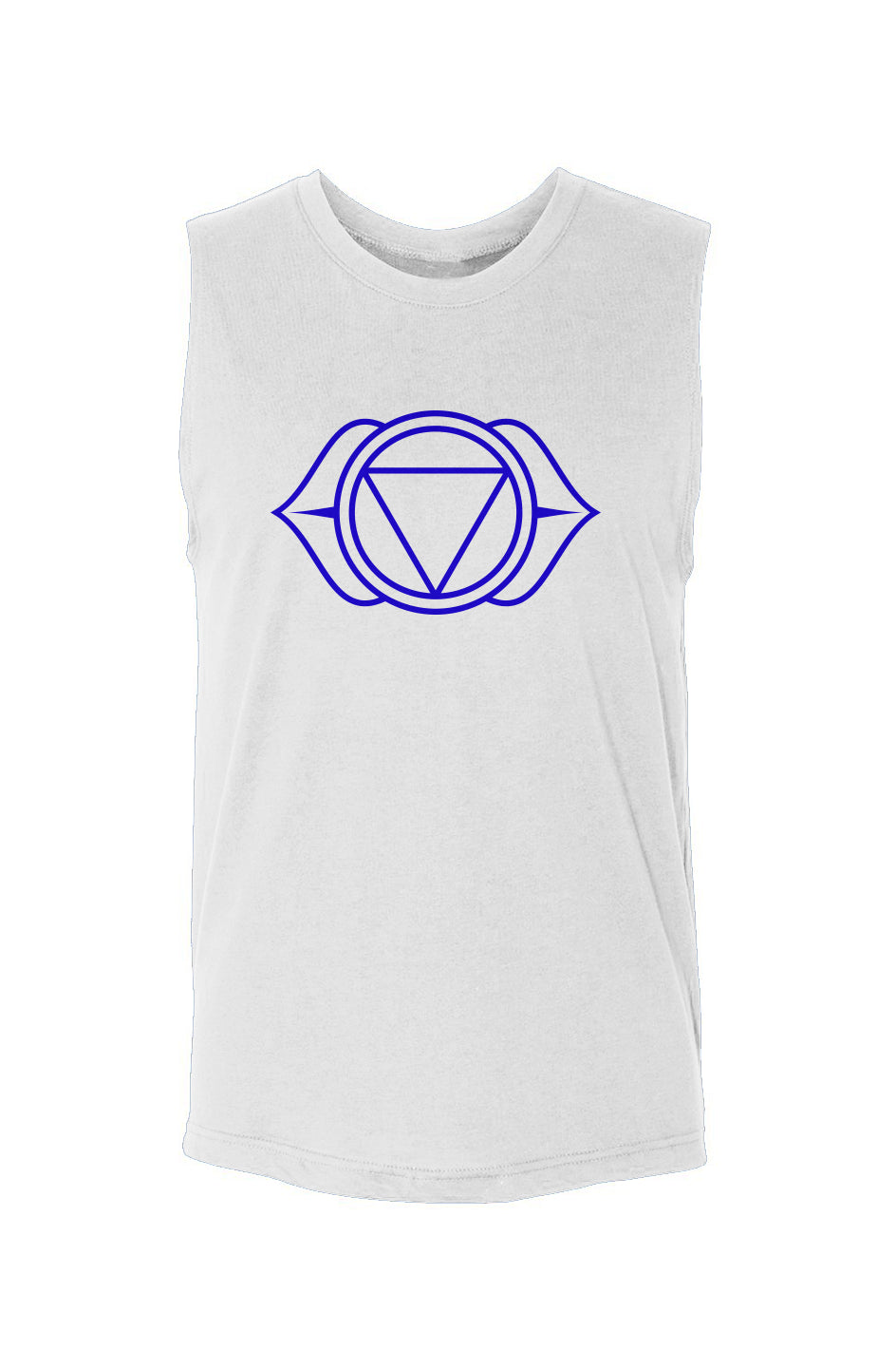 Solar Plexus Chakra Manipura - (Indigo)  - Unisex Muscle Tank