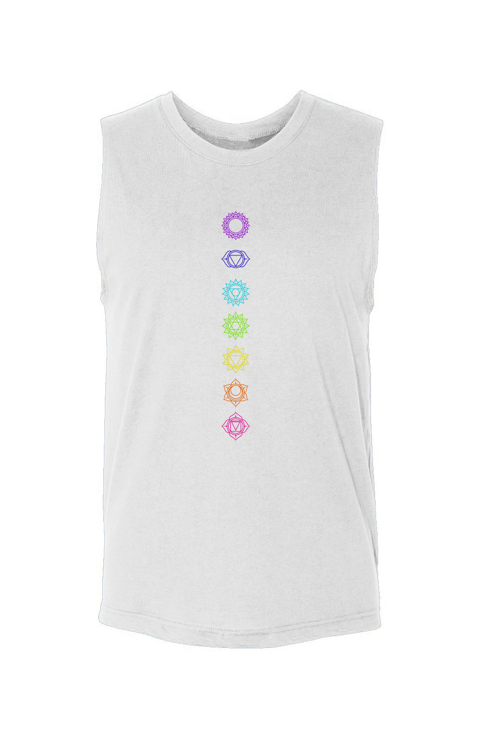 Chakra Flow (Color) - Unisex Muscle Tank