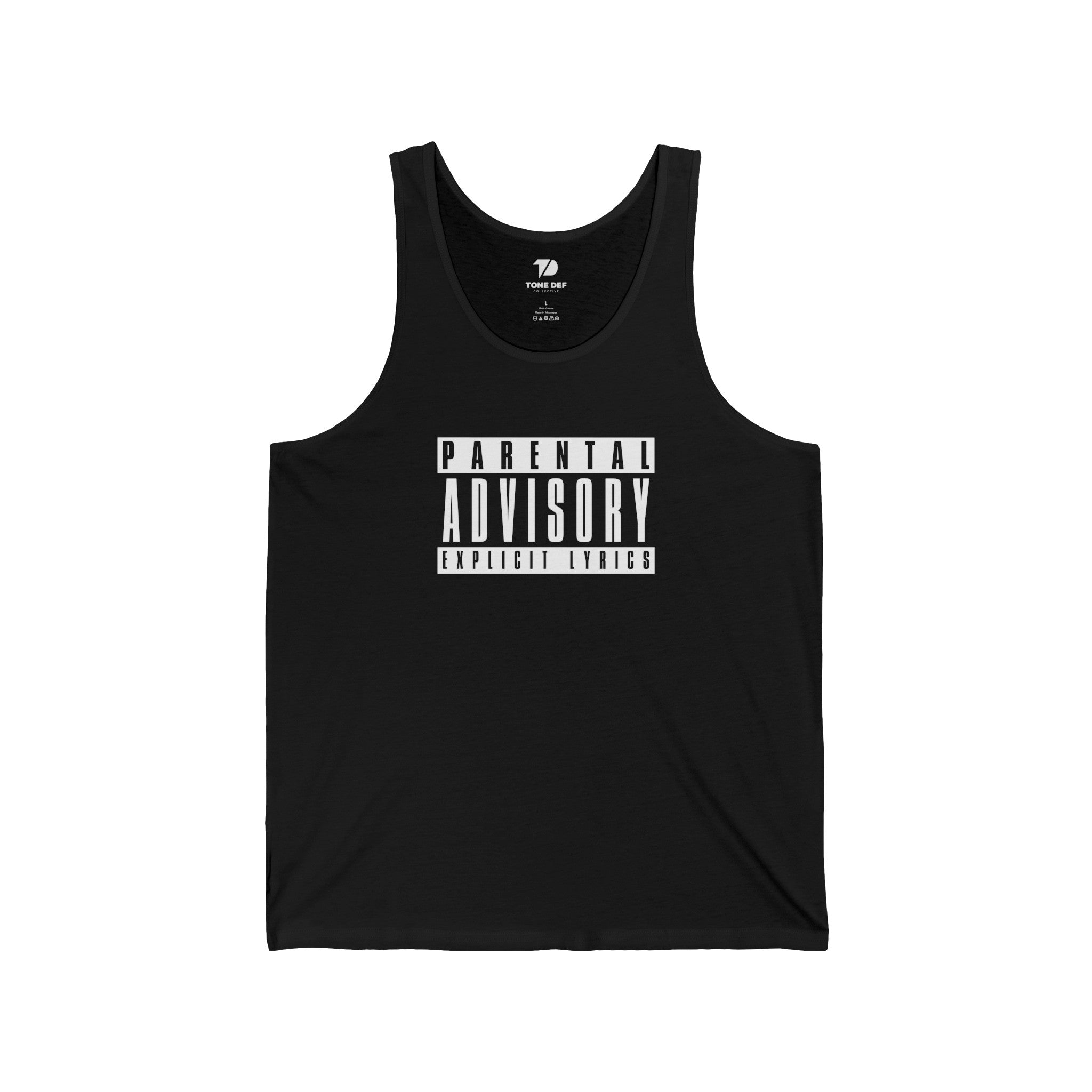 Parental Advisory Explicit Lyrics - Unisex Jersey Tank