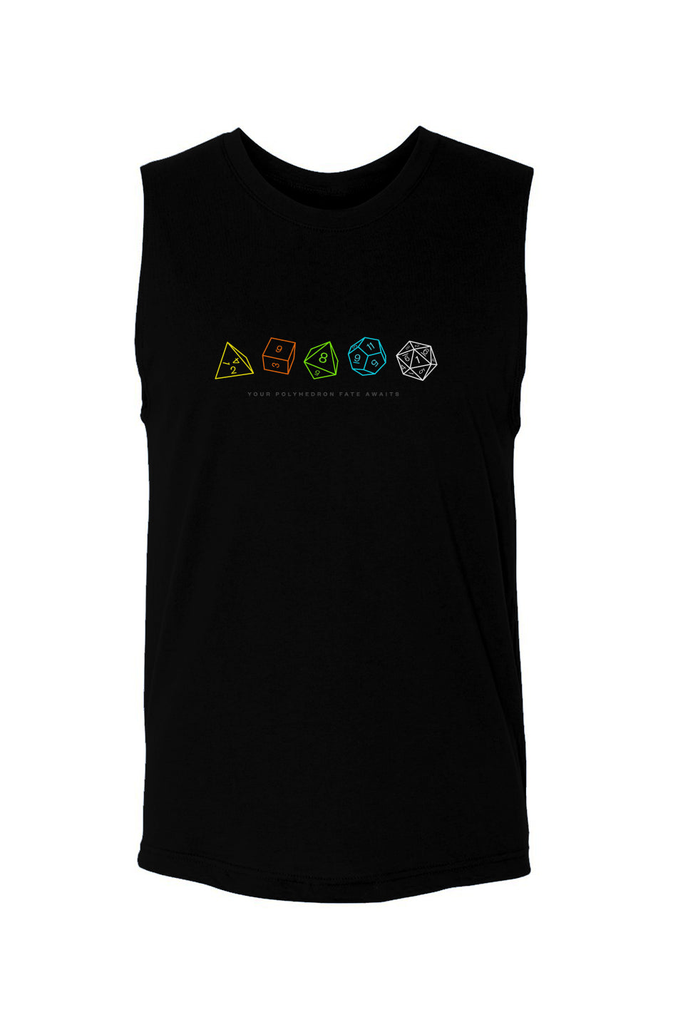 Your Polyhedron Fate Awaits - Unisex Muscle Tank