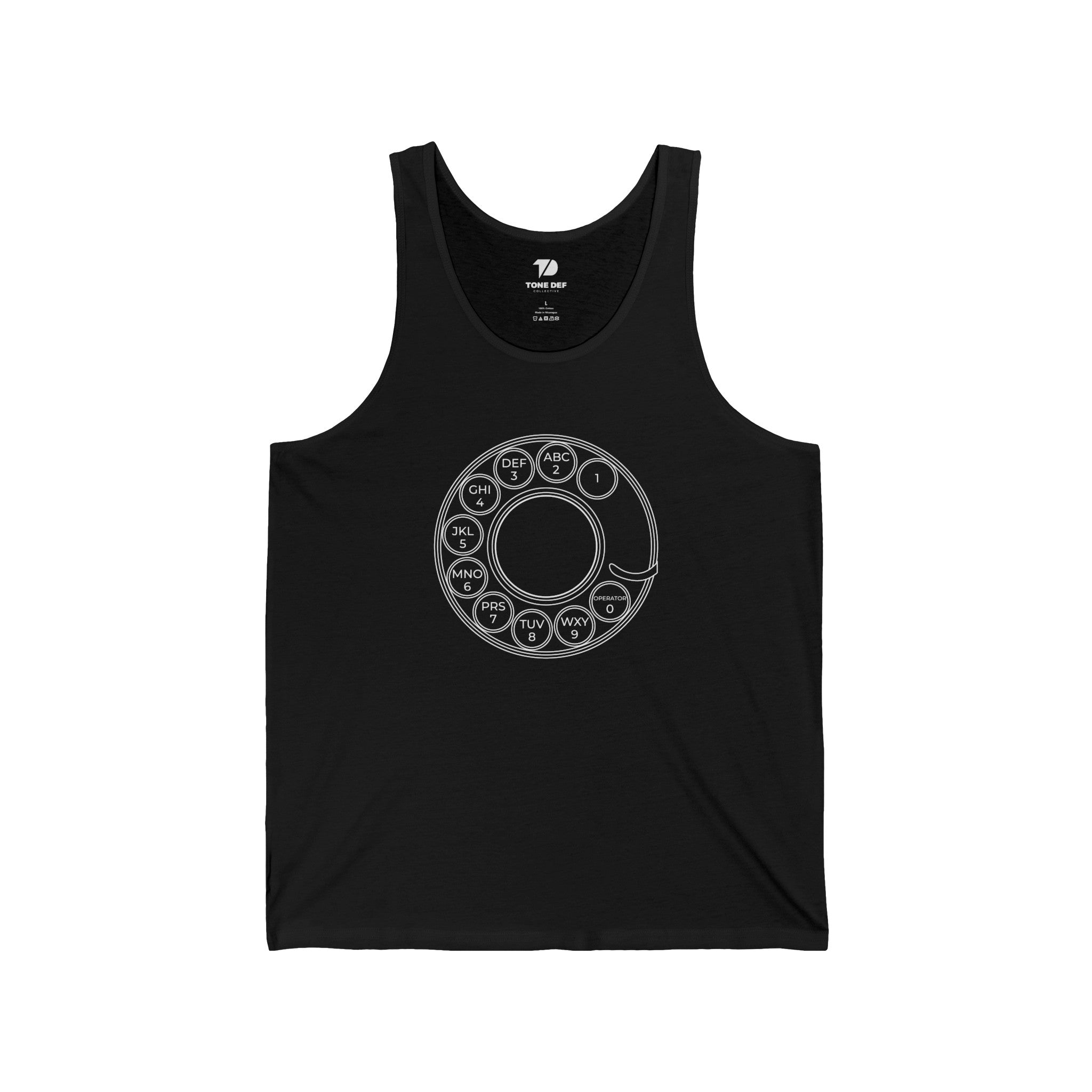 Rotary Phone - Unisex Jersey Tank