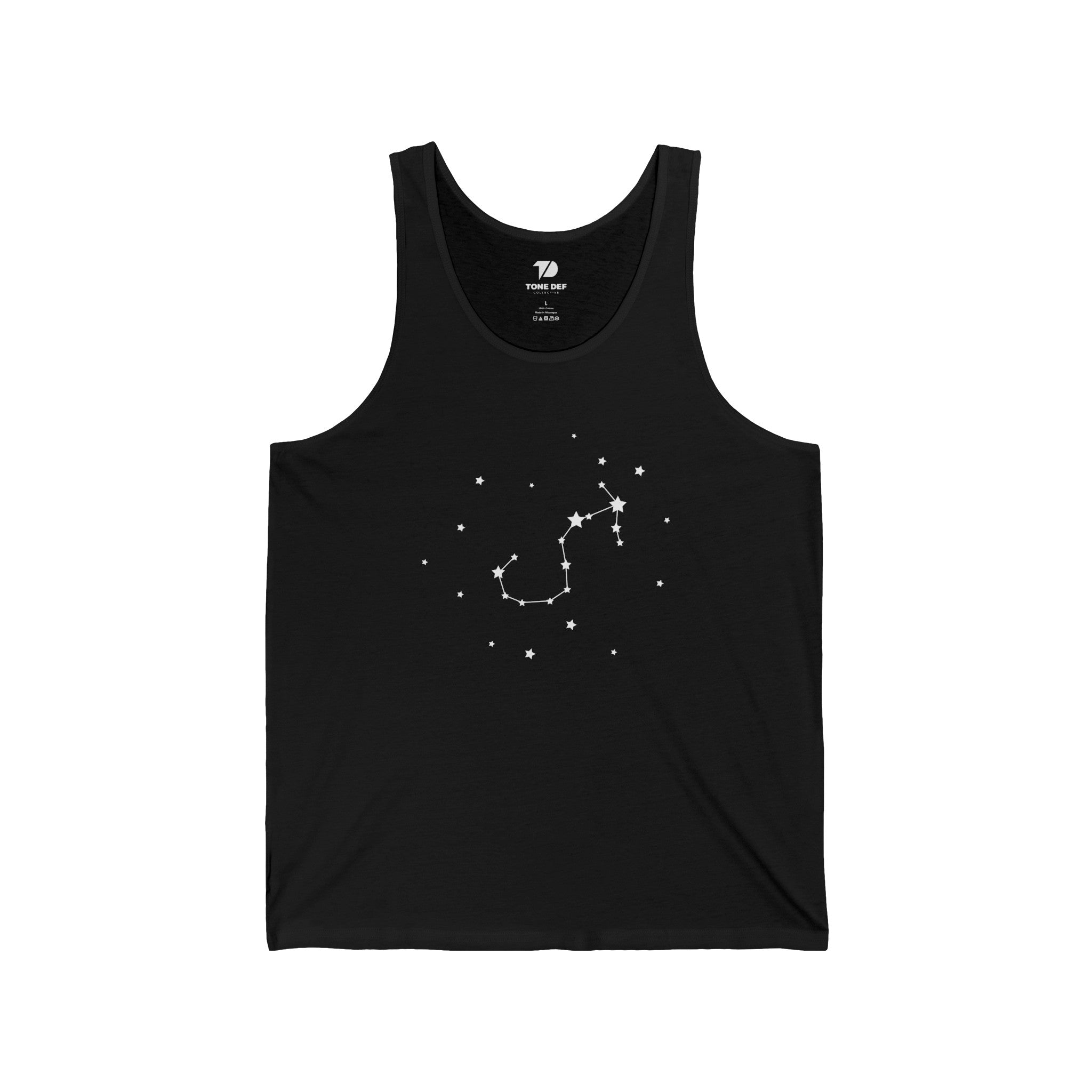 Scorpio Constellation - Unisex Jersey Astrology Tank