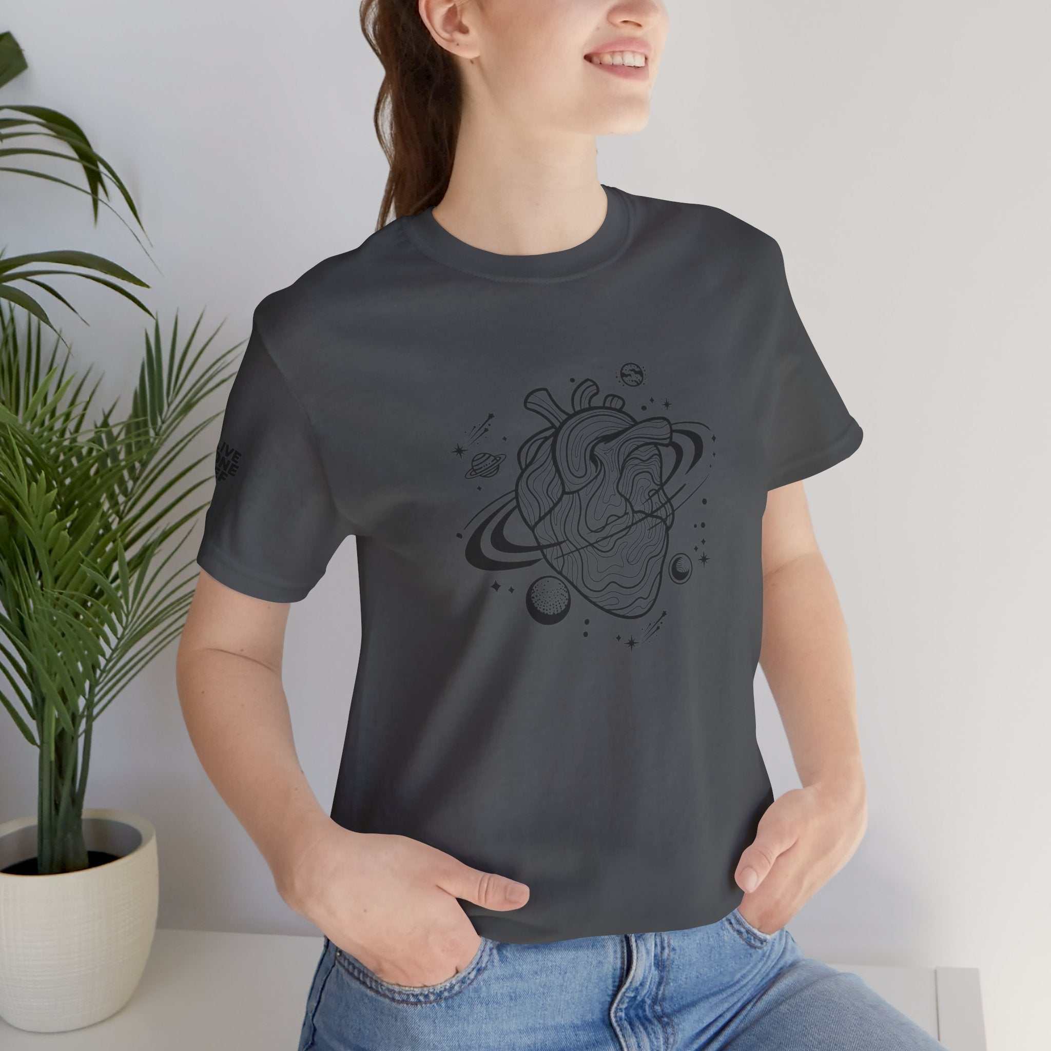 Gravitational Heart - Unisex Jersey Short Sleeve Tee