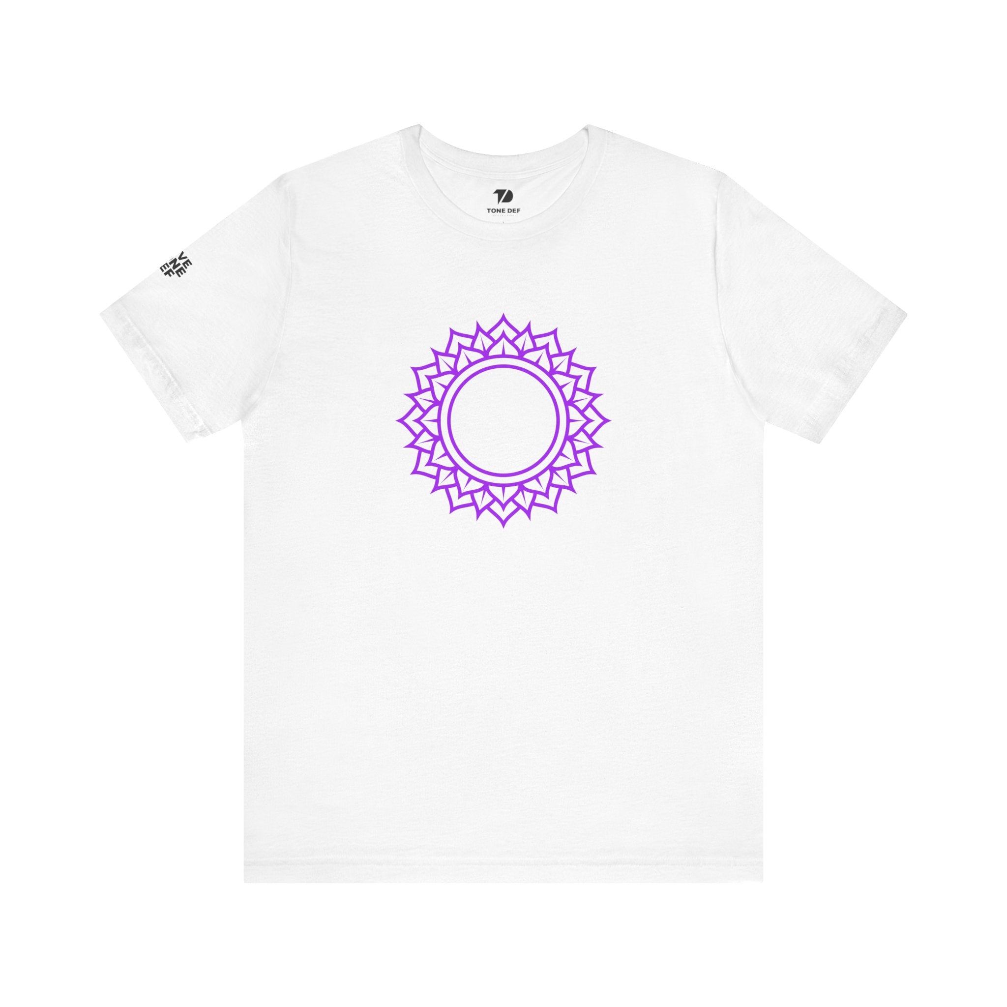 Crown Chakra Sahasrara - Unisex Jersey Short Sleeve Tee